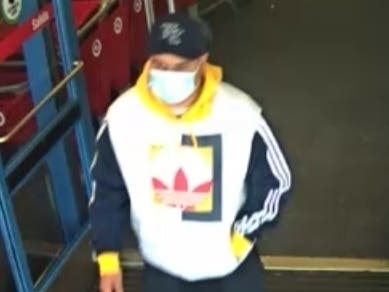 A man stole a woman's purse in Lake Grove and used her credit card at a store in Centereach earlier in May, Suffolk police said.