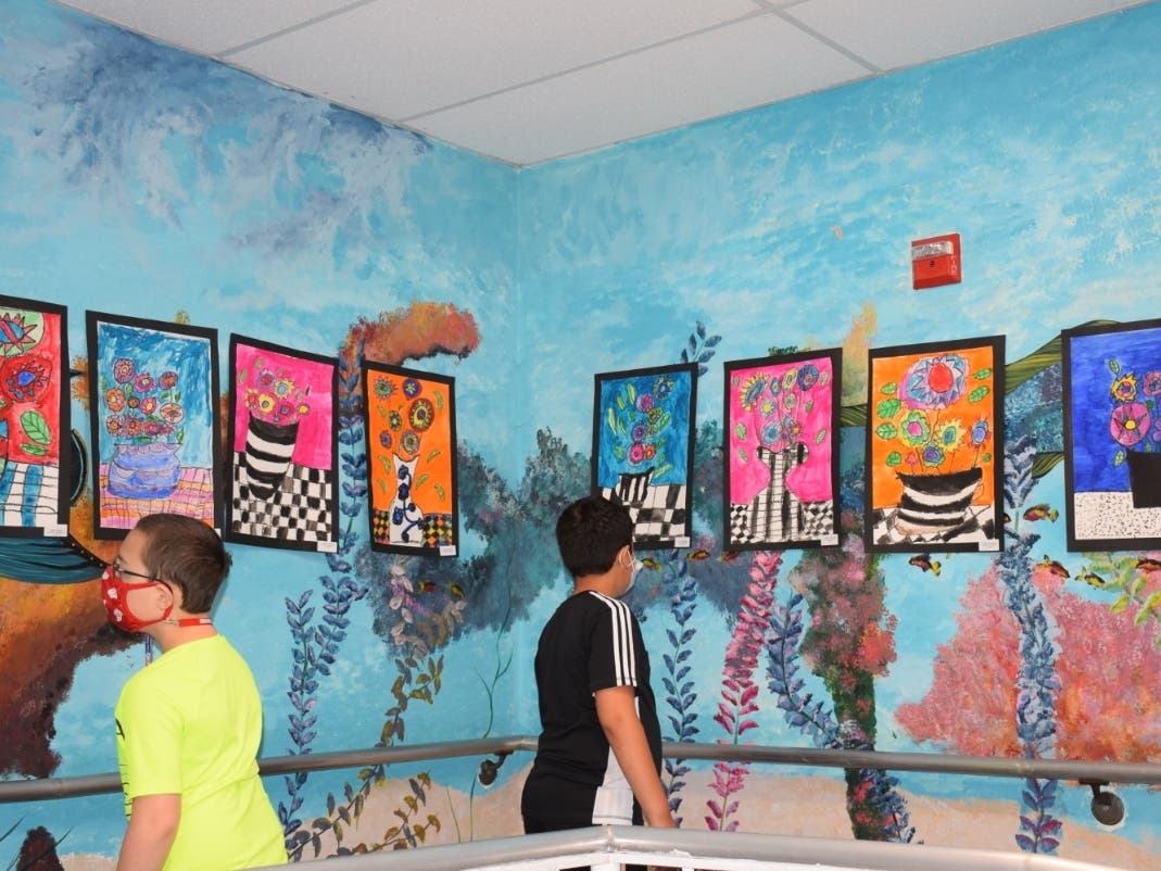 Dogwood Elementary School in the Smithtown Central School District showed off the many talents of its student-artists during its annual art show during the week of May 24.
