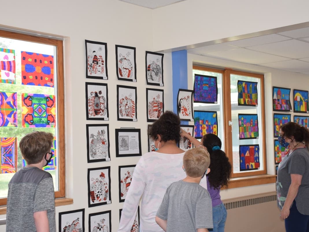 Dogwood Elementary School in the Smithtown Central School District showed off the many talents of its student-artists during its annual art show during the week of May 24.