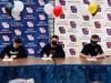 Three Smithtown High School West students signed national letters of intent to
continue their sports in college next fall on May 26.