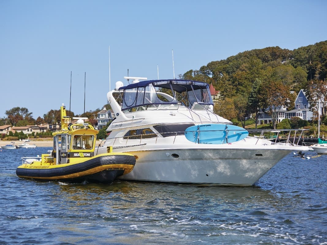 Capt. Michael Langenbach recently celebrated his 15th year as owner of Sea Tow Huntington.