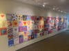The “Community of Hearts” art exhibit honors the lives lost on Sept. 11, 2001, as hearts were drawn to be displayed at the libraries in Northport and East Northport.