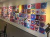 The “Community of Hearts” art exhibit honors the lives lost on Sept. 11, 2001, as hearts were drawn to be displayed at the libraries in Northport and East Northport.