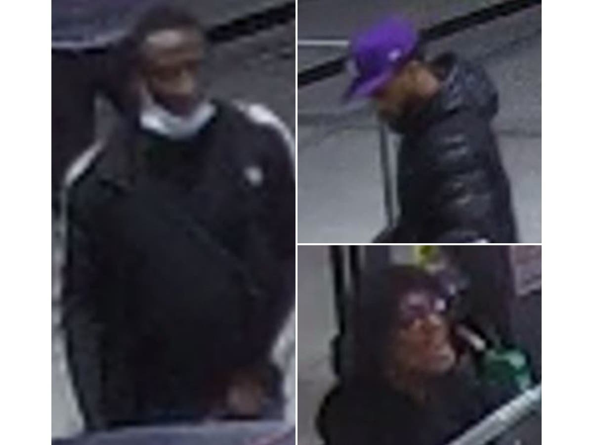 Two men and a woman are wanted in connection with assaulting a Smithtown gas station employee in April, Suffolk police said.