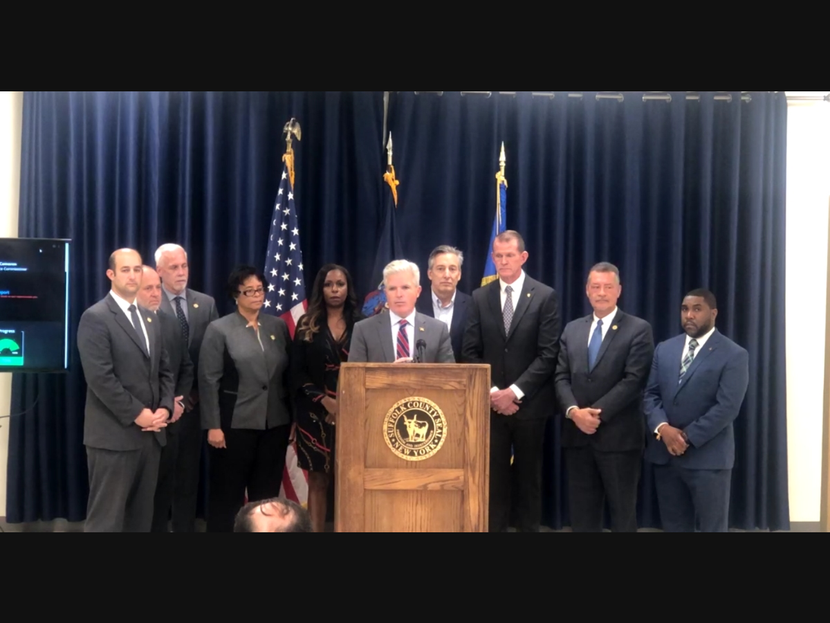 The Police Reform and Reinvention Plan has been planned for implementation, Suffolk County Executive Steve Bellone announced Wednesday.