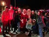 The Harborfields High School Tri-M Music Honor Society sang to the season at the Centerport Fire Department’s Treelighting.