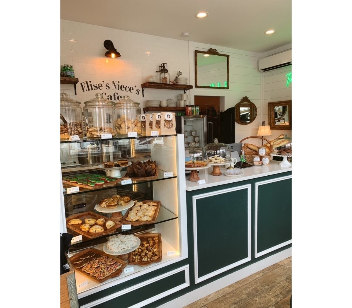 Elise's Niece's Cafe in Farmingdale is owned by Jenna Napolitano.