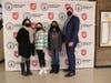 Nesaquake Middle School winner Monica Rocco and runner-up Virutsha Anandprakash.