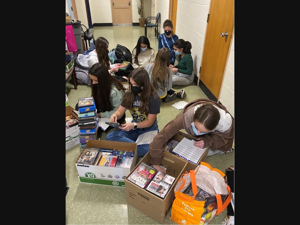 Northport Middle School Provides VA Hospital With DVD Collection Northport, NY Patch