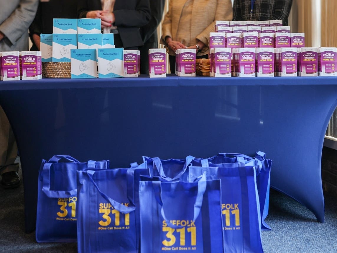 The Town of Smithtown distributed 10,000 at-home COVID-19 test kits to those most vulnerable in the town.