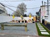Irving's Pastrami in Farmingdale has put together an outdoor courtyard for warm-weather dining.
