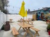 Irving's Pastrami in Farmingdale has put together an outdoor courtyard for warm-weather dining.