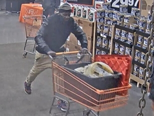 A man stole $1,500 worth of wire from a Home Depot in Huntington Station on April 2, Suffolk police said.
