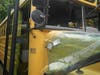 People damaged 15 buses, causing $80,000 worth of damage, on May 15 in East Northport, police said.
