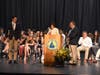John and Karen Acompora present the Louis J. Acompora Memorial Scholarship to
winner Miles Lerner.