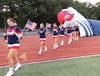 Cold Spring Harbor Hr./Sr High School cheerleaders and football players led the 9/11
Remembrance event prior to the start of the 2022 football season.