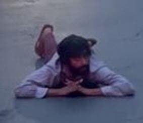 A man is wanted in connection with damaging a Virgin Mary statue outside a Nesconset home on Aug. 7, Suffolk police said.