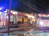 Cafe La Bella Notte in Farmingdale was "destroyed" in a fire on Tuesday night, the cafe wrote on Facebook.
