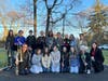Members of the Harborfields High School Tri-M Music Honor Society helped spread holiday cheer with caroling in the community.