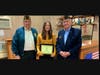 Smithtown High School West junior Olivia Wolber was recognized at Smithtown VFW after she won on a local level. Her essay recently won on a New York level.