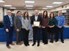 Assemblyman Steve Stern was recognized at the Elwood School District Board
of Education’s Jan. 12 meeting.
