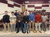 L-R: Boys’ State participants Andrew Connolly, Jack Fischer, Alexander Seeloff, Jaren Smullian, Shaun Murphy, Kieran Davis, and Romel Farquharson.