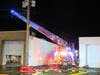 Firefighters battled two blazes in East Farmingdale on Monday.