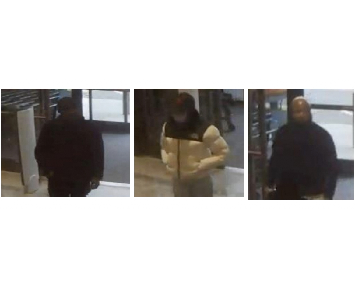 Three people stole North Face jackets from Public Lands in Melville on Jan. 17, Suffolk police said.