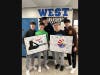 Smithtown High School West students handed out care packages to veterans at the Long Island State Veterans Home in Stony Brook.