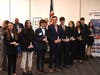 Smithtown High School East students celebrated their induction into the NYS Business and Marketing Honor Society on Thursday.
