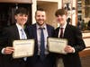 Smithtown students celebrated their induction into the NYS Business and Marketing Honor Society on Thursday.