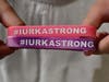 Gracyn Catalanotto and Morgan DeBello sold #iurkastrong bracelets for Rick Iurka, a social studies teacher at Nesaquake Middle School who battled cancer.