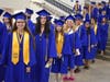 The first group of Northport High School students prepare to enter the Class of 2023
Commencement Ceremony.