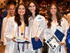 Elwood-John H. Glenn High School graduates celebrated after the school’s commencement ceremony on June 23.