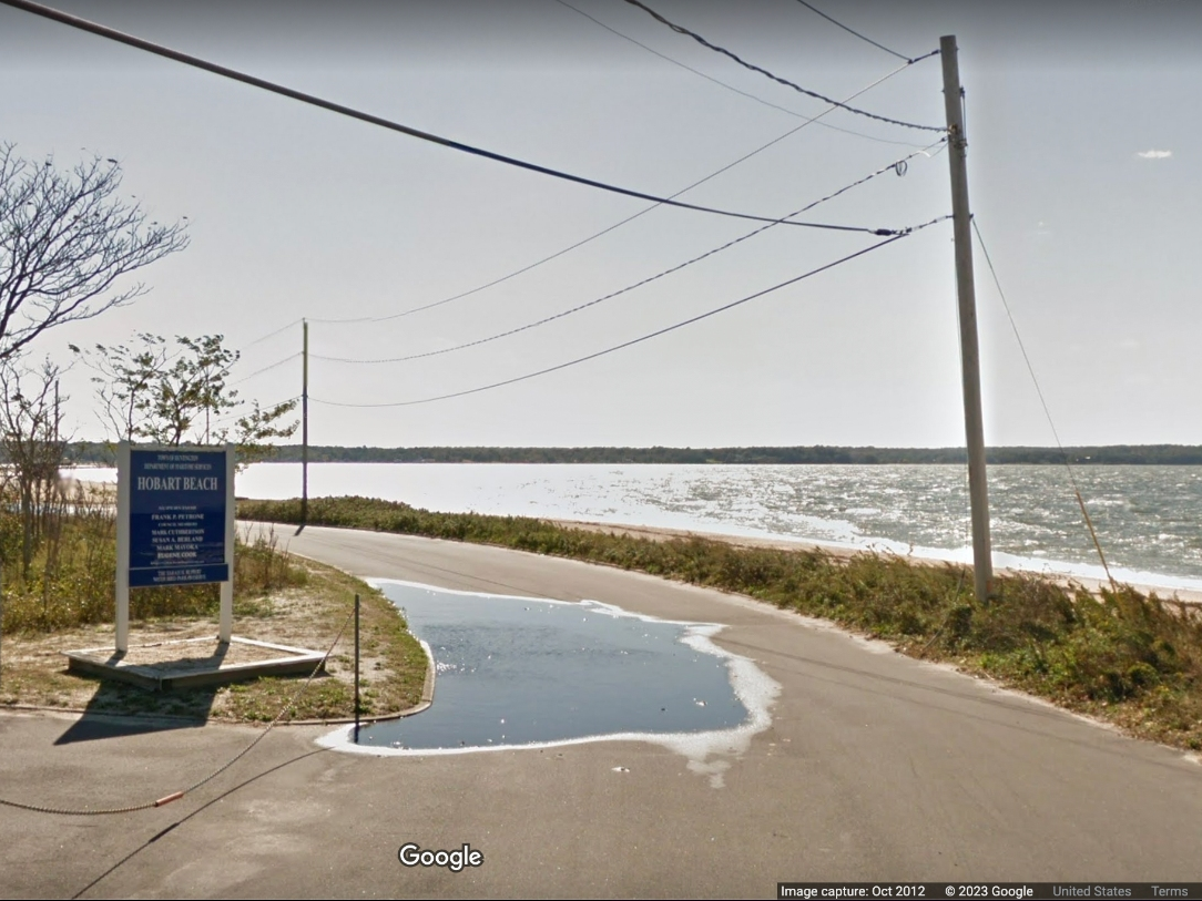 A 5-year-old boy was rescued from the water at Hobart Beach in Eatons Neck on Friday.