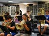 Hauppauge High School’s marching band practiced for the upcoming school year
during their August camp.