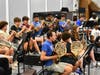 Hauppauge High School’s marching band practiced for the upcoming school year
during their August camp.