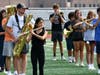 Hauppauge High School’s marching band practiced for the upcoming school year
during their August camp.