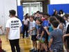 Accompsett Elementary fourth and fifth graders dancing during “KerboomKidz” event on Sept. 14.