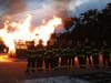 The bon fire during last year's Walt Whitman homecoming festival. This year's homecoming festivities are scheduled for Friday and Saturday.