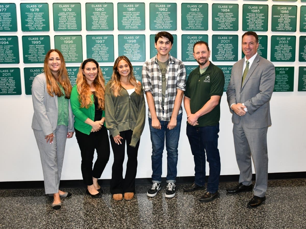 Harborfields High School seniors Sophia De Meo and Peter Hoss were recognized for their outstanding achievements through the Long Island Arts Alliance Scholar-Artist program.