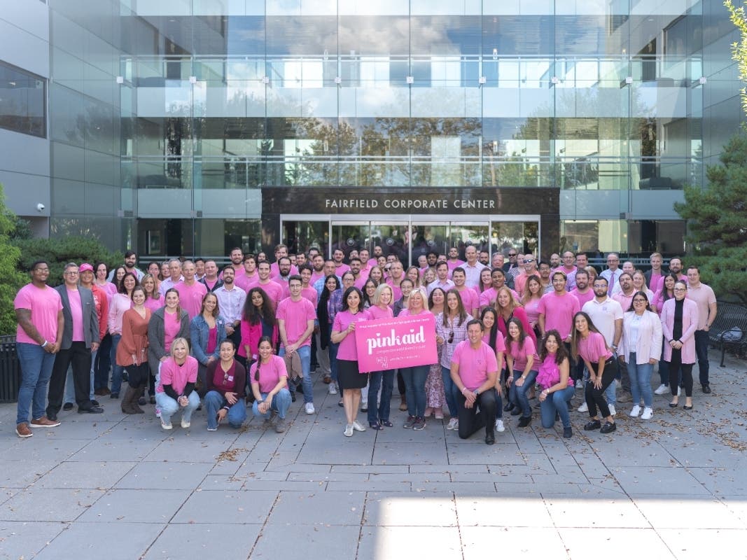 H2M architects + engineers partnered with Pink Aid to host an Office Walk at several of its regional offices on Oct. 12.