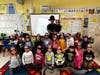FDNY firefighter Mr. Ingwersen visited Mt. Pleasant Elementary School recently to discuss fire safety tips.