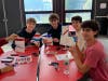 Smithtown High School East students wrote thank-you cards for local veterans.