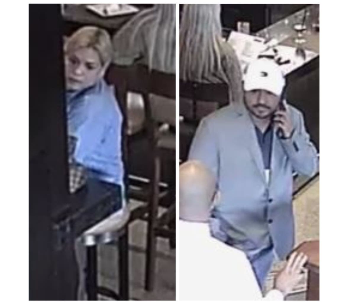 Three people stole a wallet from a staff member at La Piazza in Melville on Oct. 21, Suffolk police said.