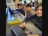 Oldfield Middle School students in Andrew Fenter's Career Pathways to Success class recently worked to develop menus for their original food truck businesses.