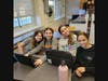Oldfield Middle School students in Andrew Fenter's Career Pathways to Success class recently worked to develop menus for their original food truck businesses.
