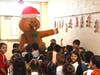 Accompsett Elementary kindergartners went on a scavenger hunt to find the Gingerbread Man.