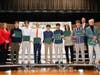 The 2023-2024 Suffolk County Class B champion boys varsity cross-country team and coach Brian Manghan were recognized at the Harborfields Central School District Board of Education’s Dec. 13 board meeting.