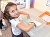 Tackan Elementary kindergarten students learned about different animals in hands-on “Polar Animal Centers.”